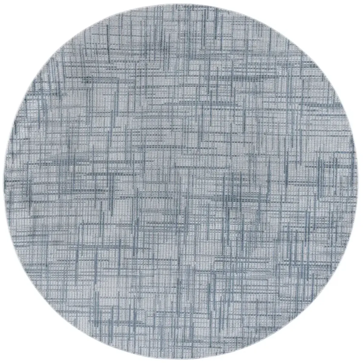 MILA 228 BLUE  6'-7' x 6'-7' Round Round Rug