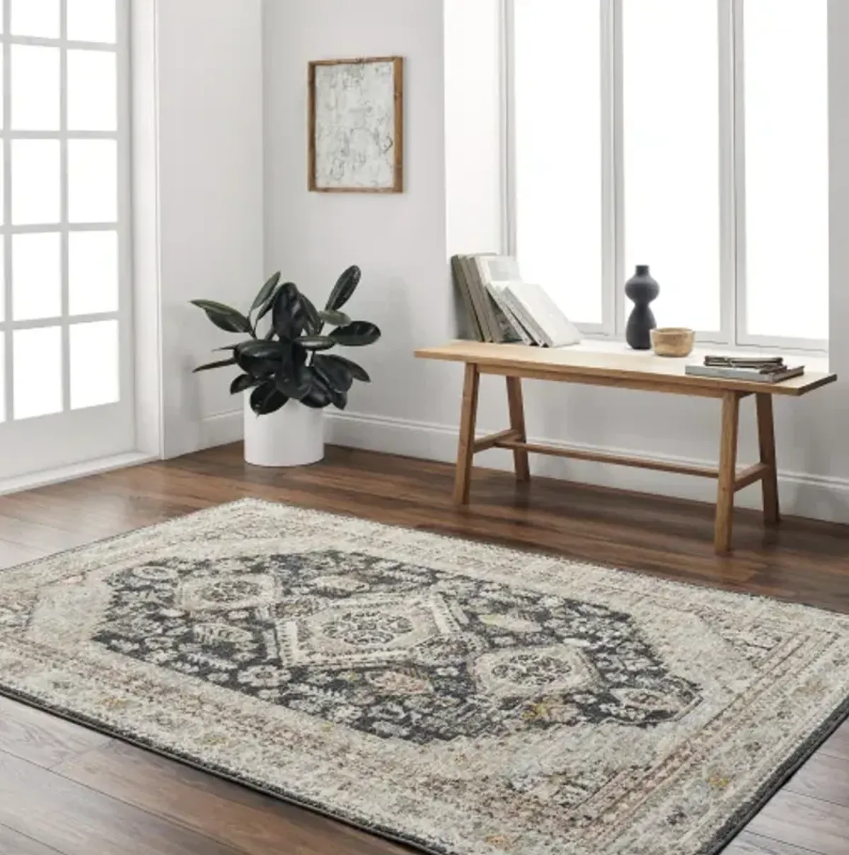 Beckham BCM-2320 2' x 2'11" Machine Woven Rug