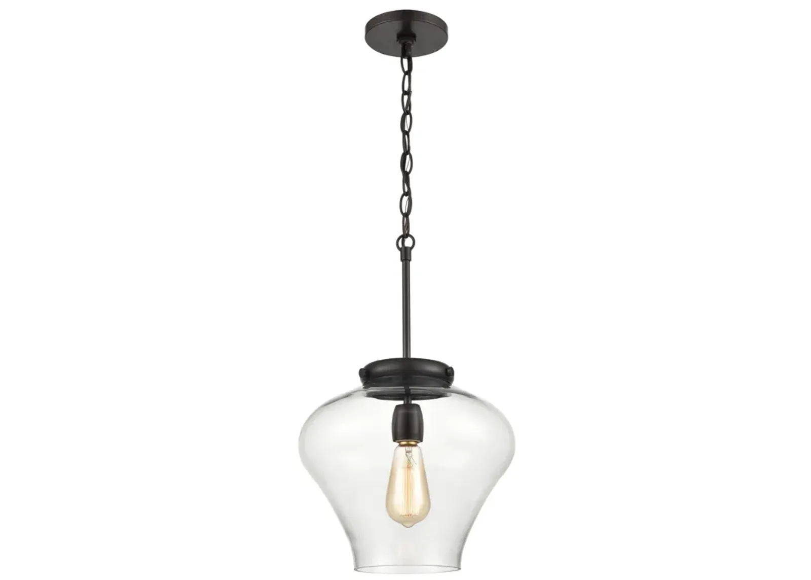 Amore 12" Wide 1-Light Pendant - Oil Rubbed Bronze