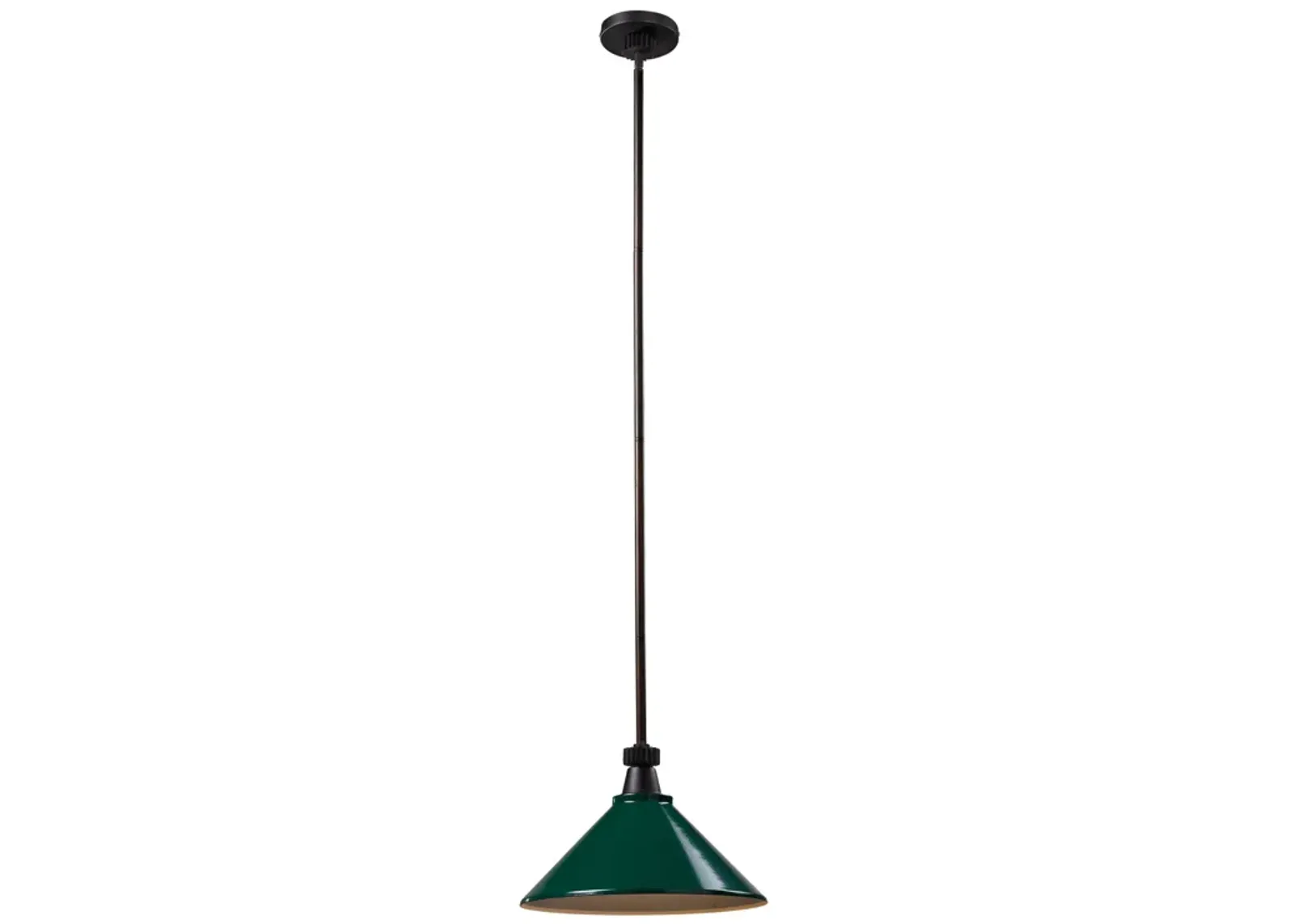 Boulton 14'' Wide 1-Light Pendant - Oiled Bronze