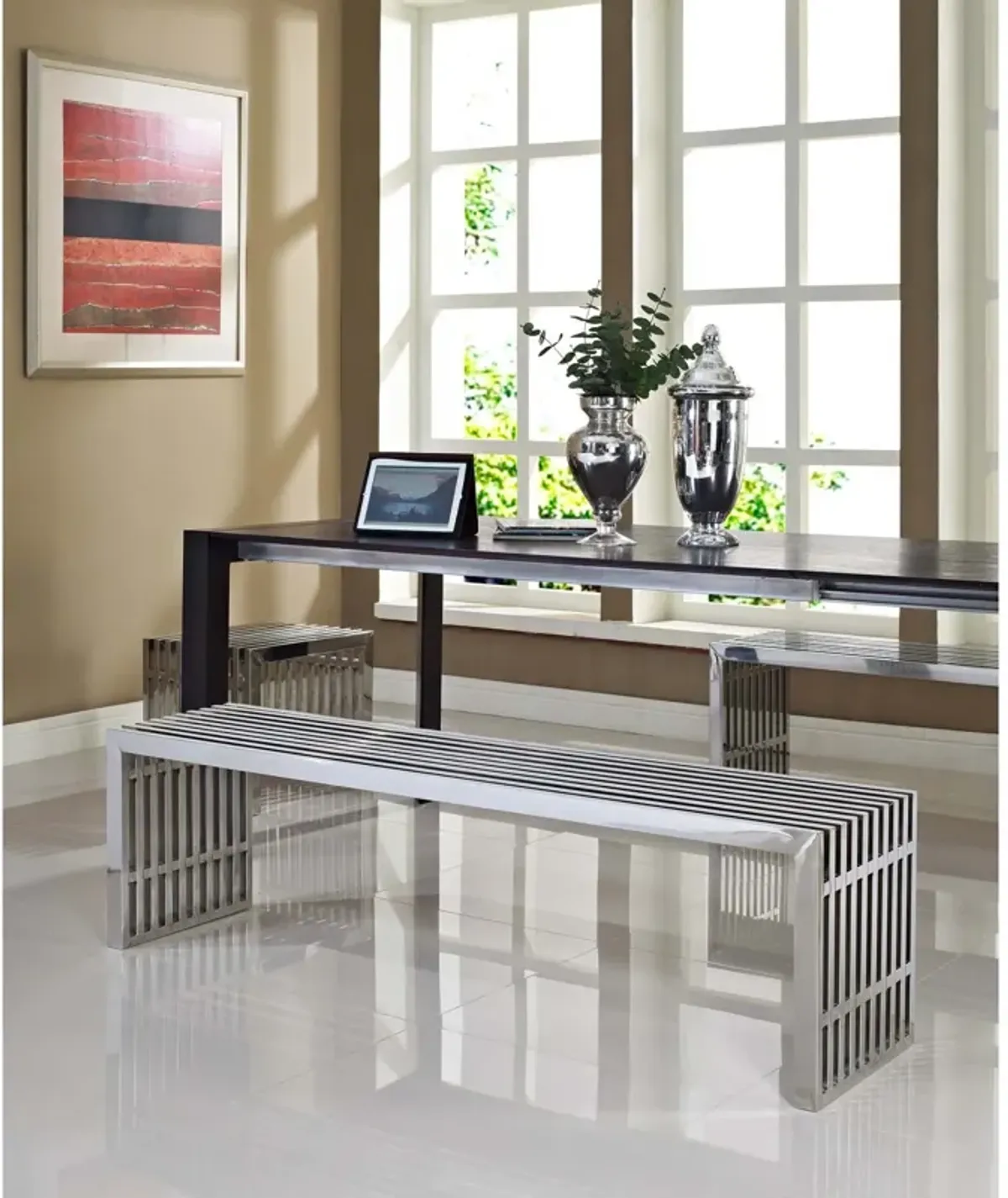 Gridiron Benches Set of 3