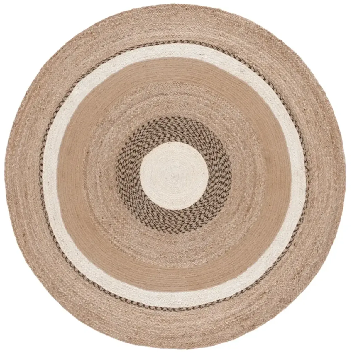 NATURAL FIBER 537 NATURAL  5' x 5' Round Round Rug