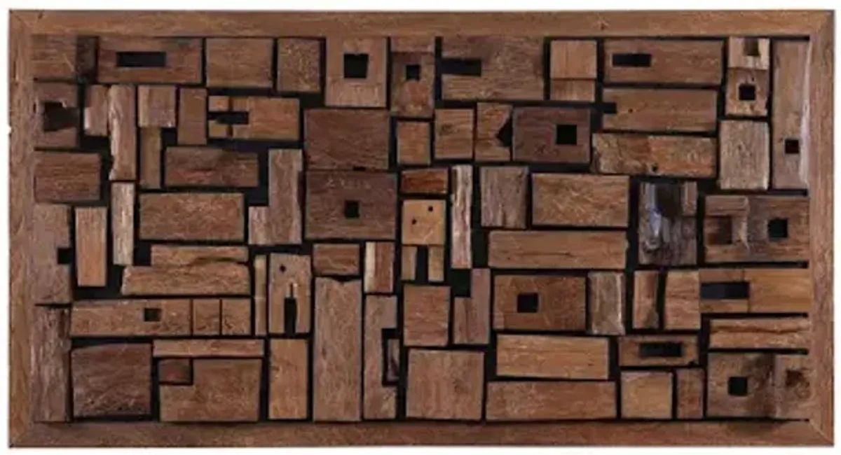 asken wall art, wood, lg