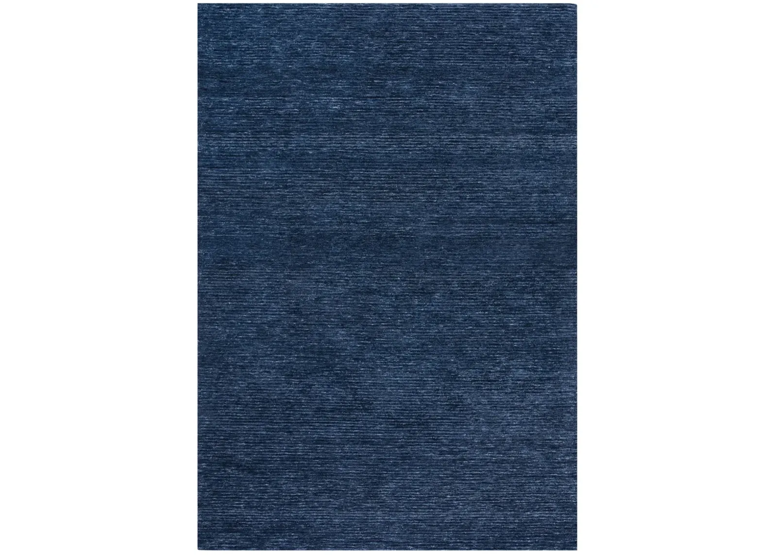 Mason Park Blue Solid/Tone on Tone Recycled Polyester 8'6" x 11'6" Rectangle Rug