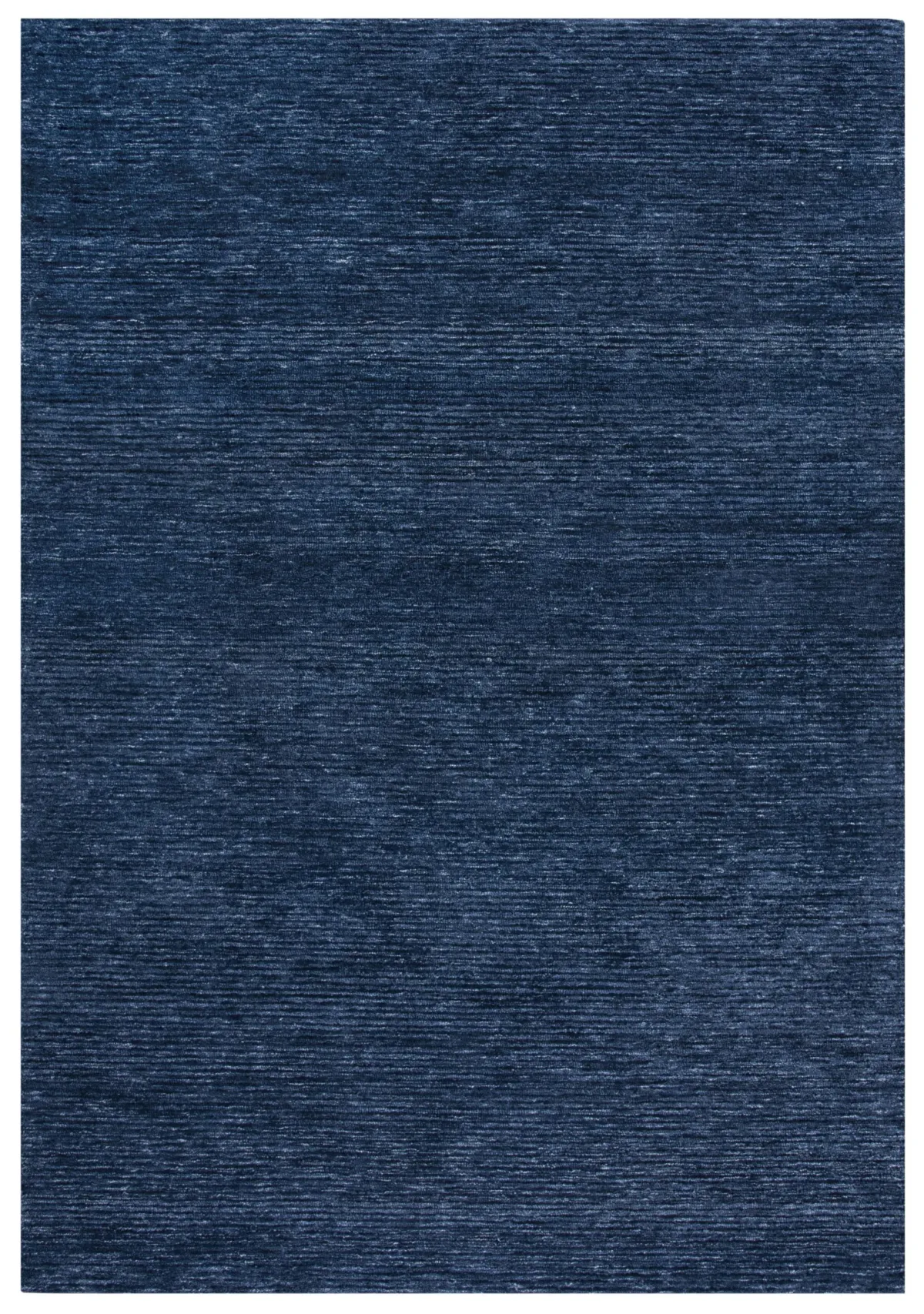 Mason Park Blue Solid/Tone on Tone Recycled Polyester 8'6" x 11'6" Rectangle Rug