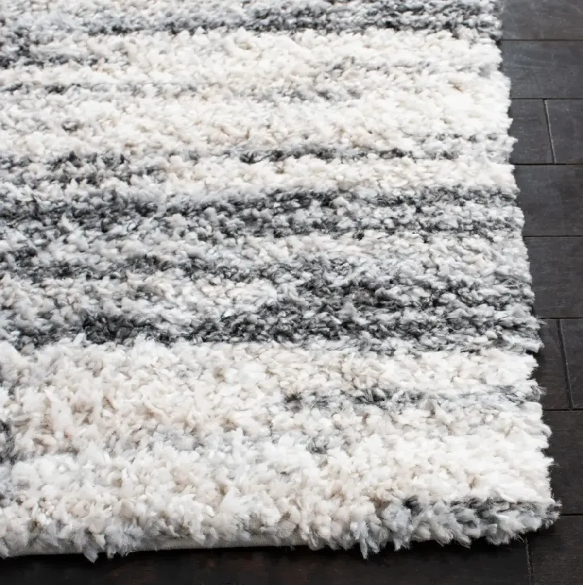 BERBER SHAG 412 CHARCOAL  6'-7' x 8'-7' Medium Rectangle Rug