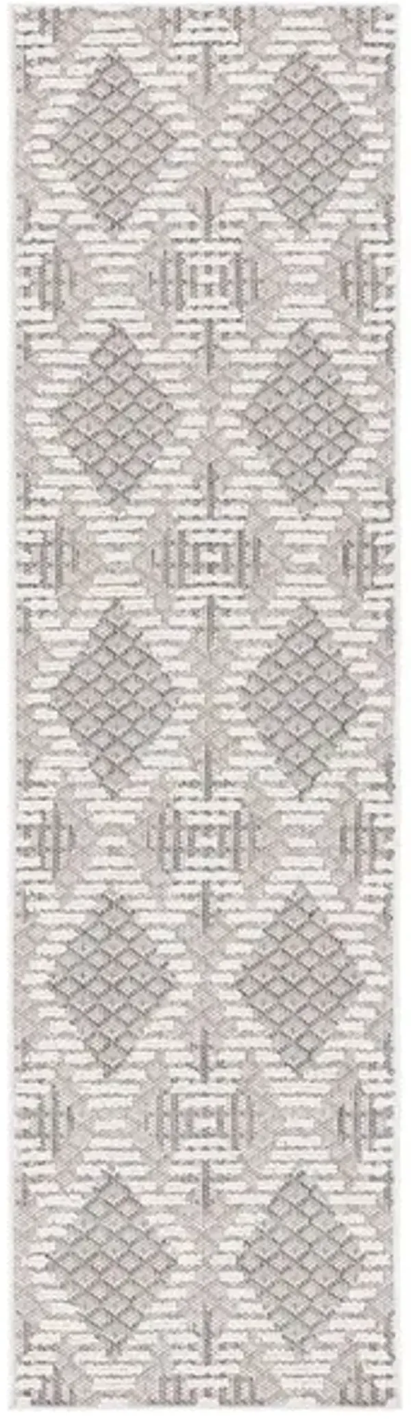 GLOBAL 420 Grey  2'-2' X 8' Runner Rug