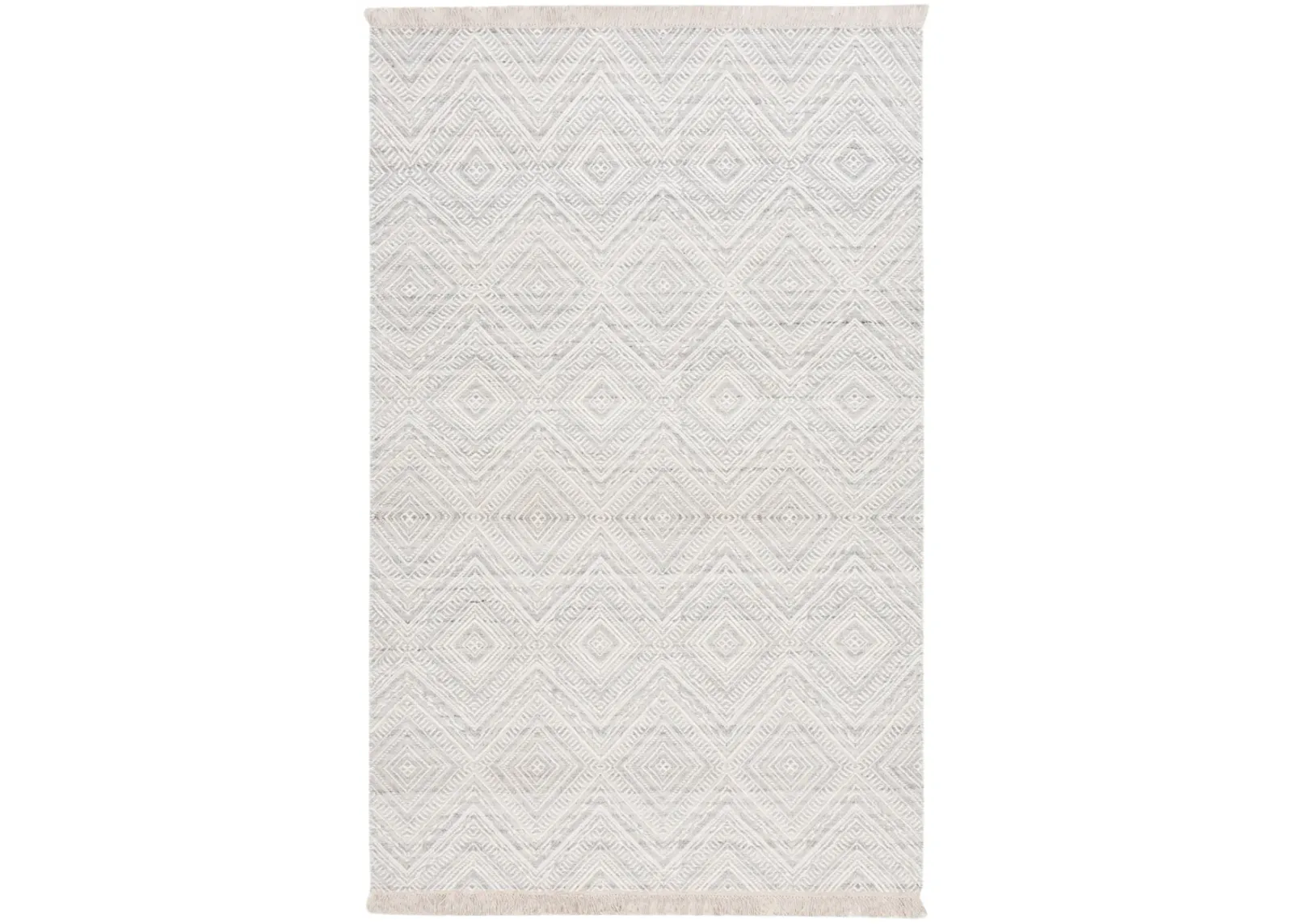 KILIM 767 LIGHT GREY  6' x 9' Medium Rectangle Rug