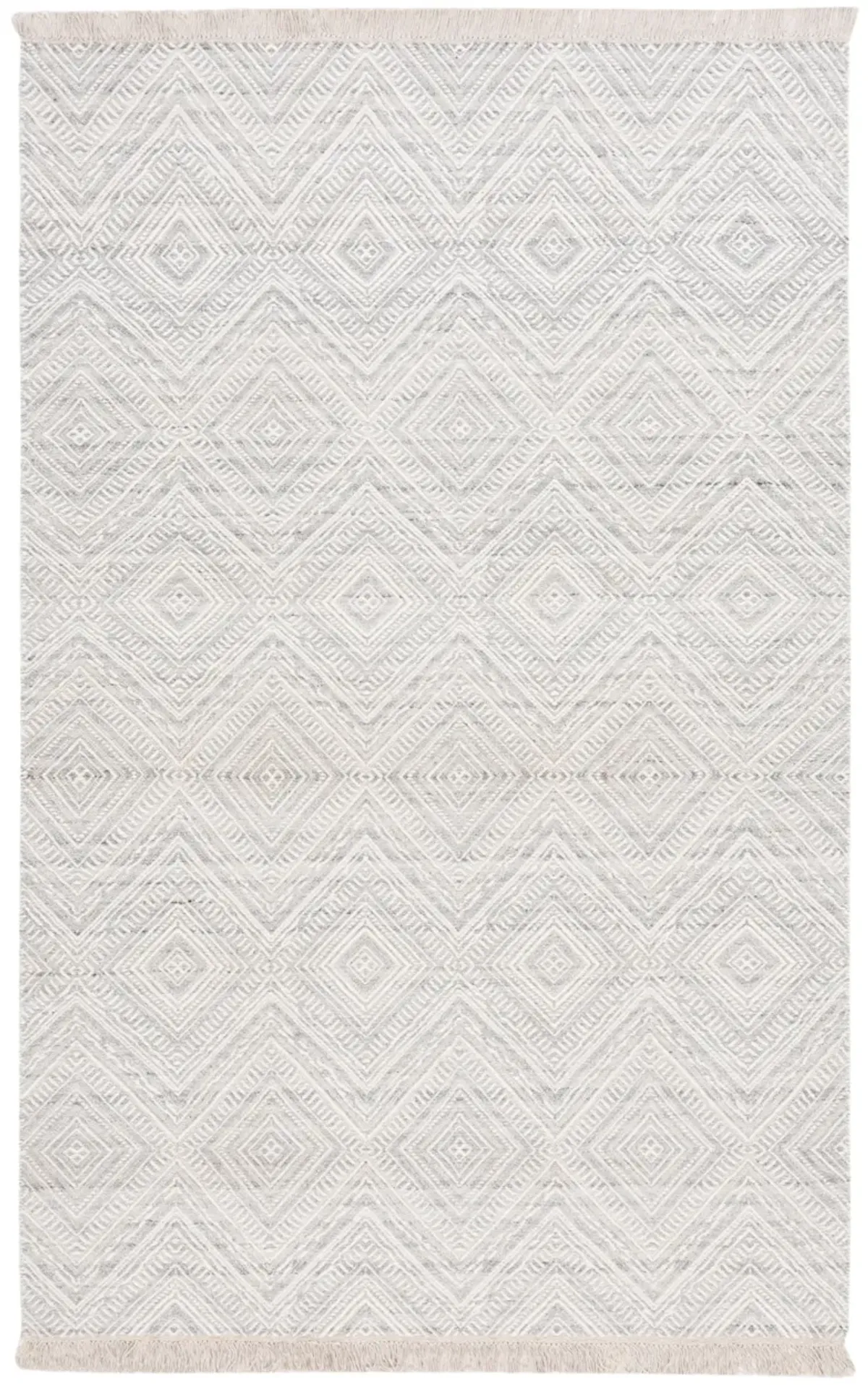 KILIM 767 LIGHT GREY  6' x 9' Medium Rectangle Rug