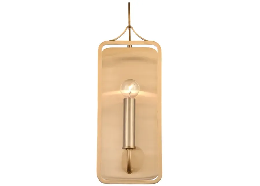 Merge 15" High 1-Light Sconce - Satin Brass