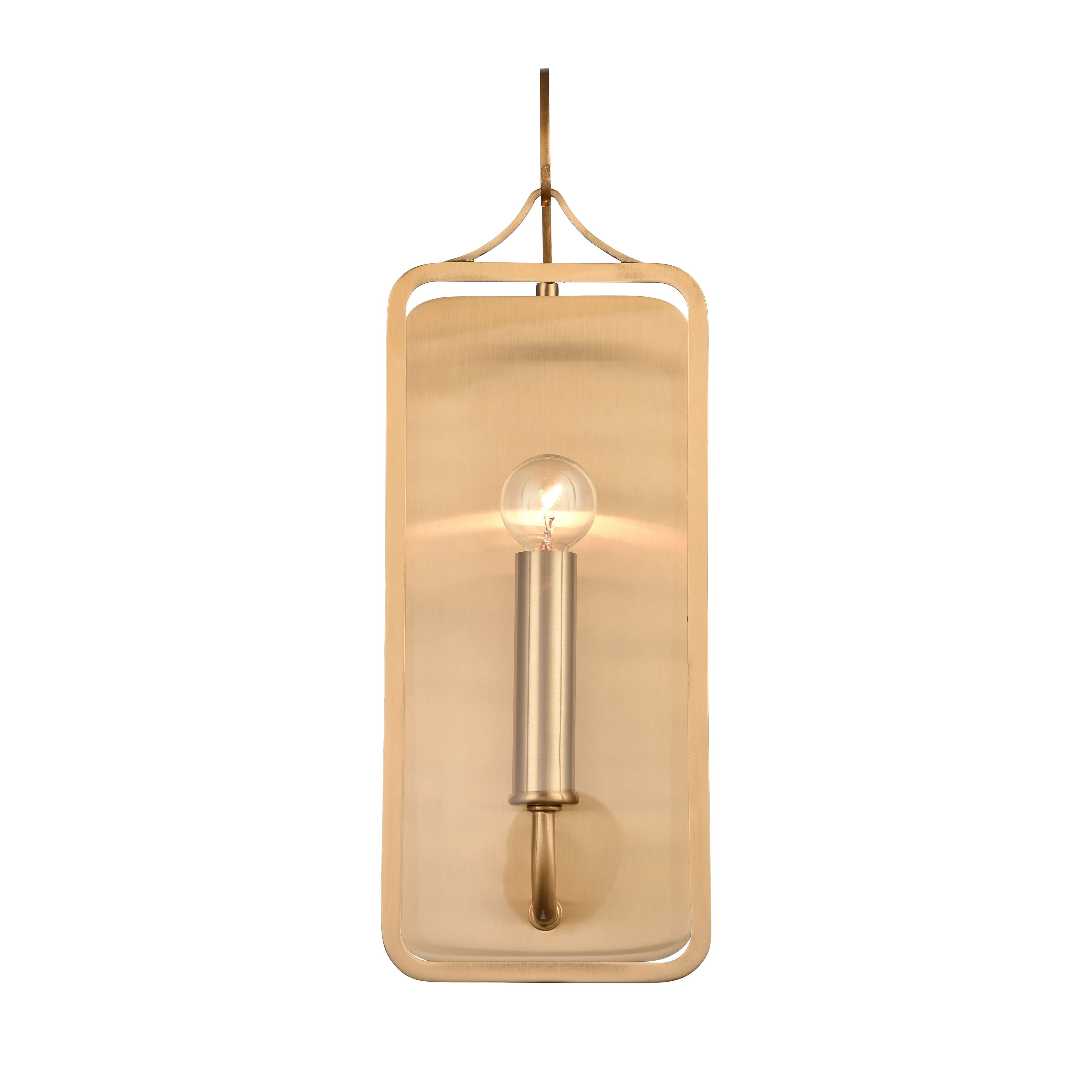 Merge 15" High 1-Light Sconce - Satin Brass