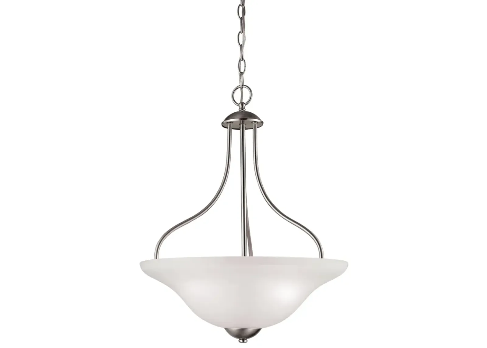 Conway 18" Wide 3-Light Pendant - Brushed Nickel