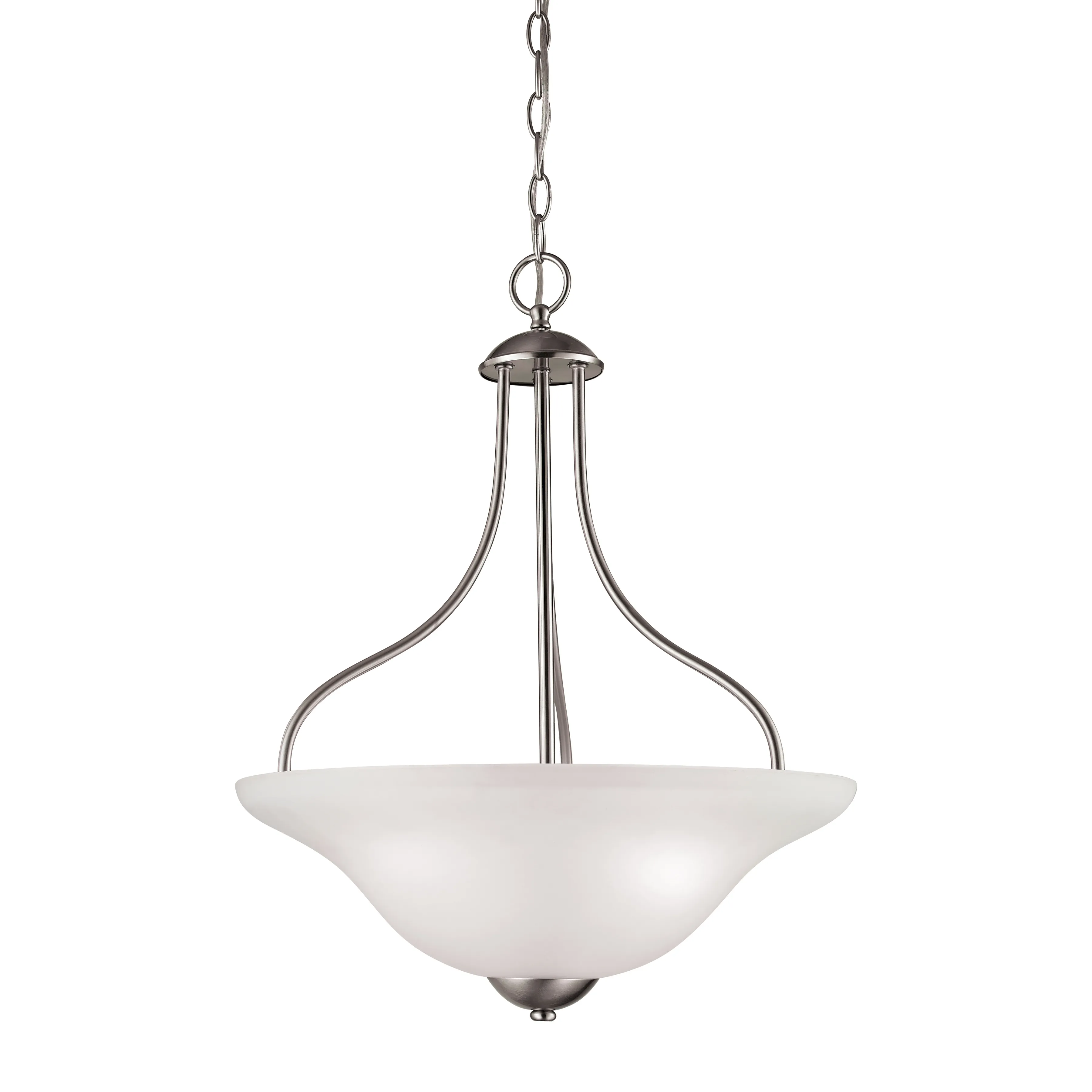 Conway 18" Wide 3-Light Pendant - Brushed Nickel