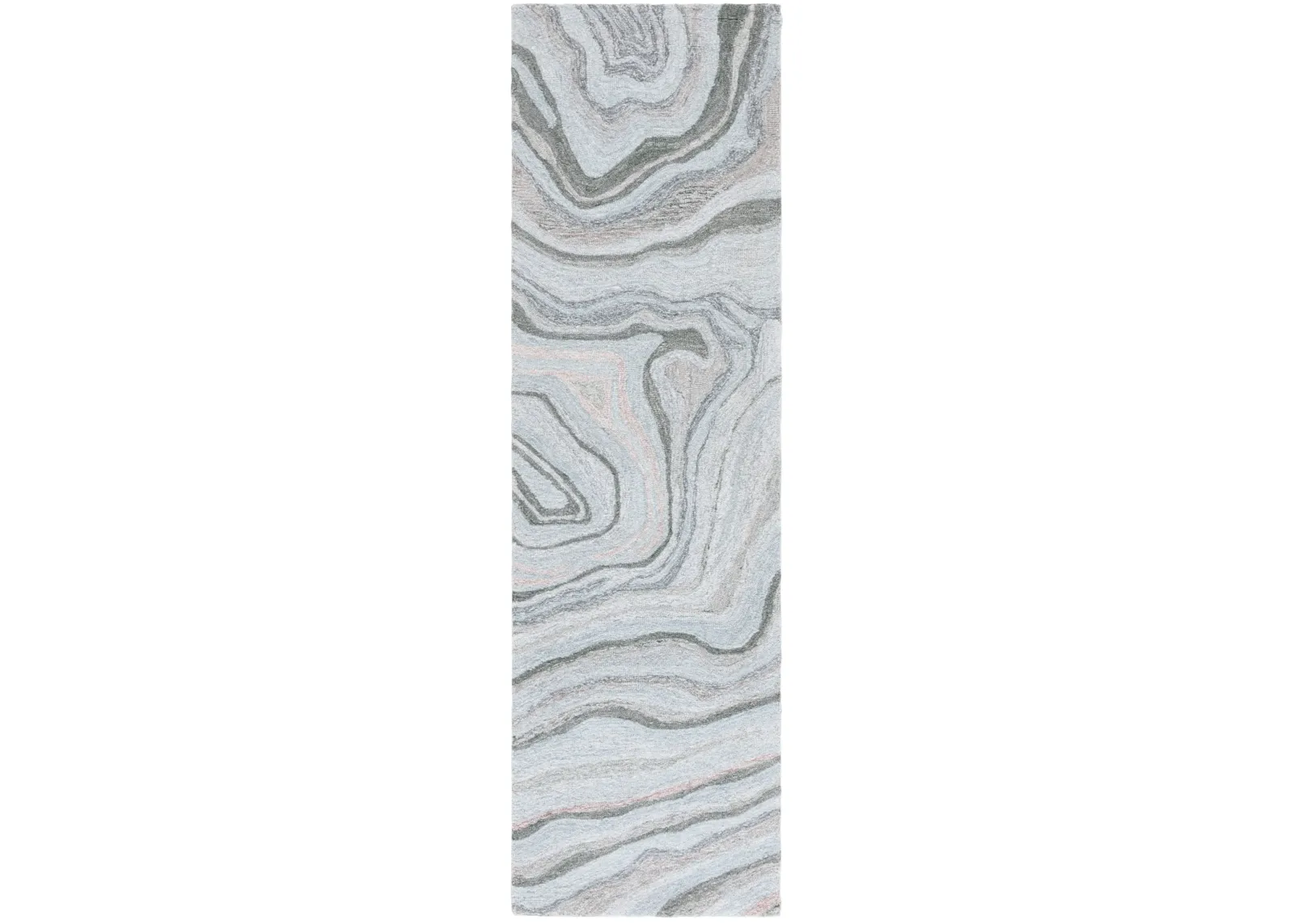 RENEWAL 501 GREY 2'-3' x 8' Runner Rug