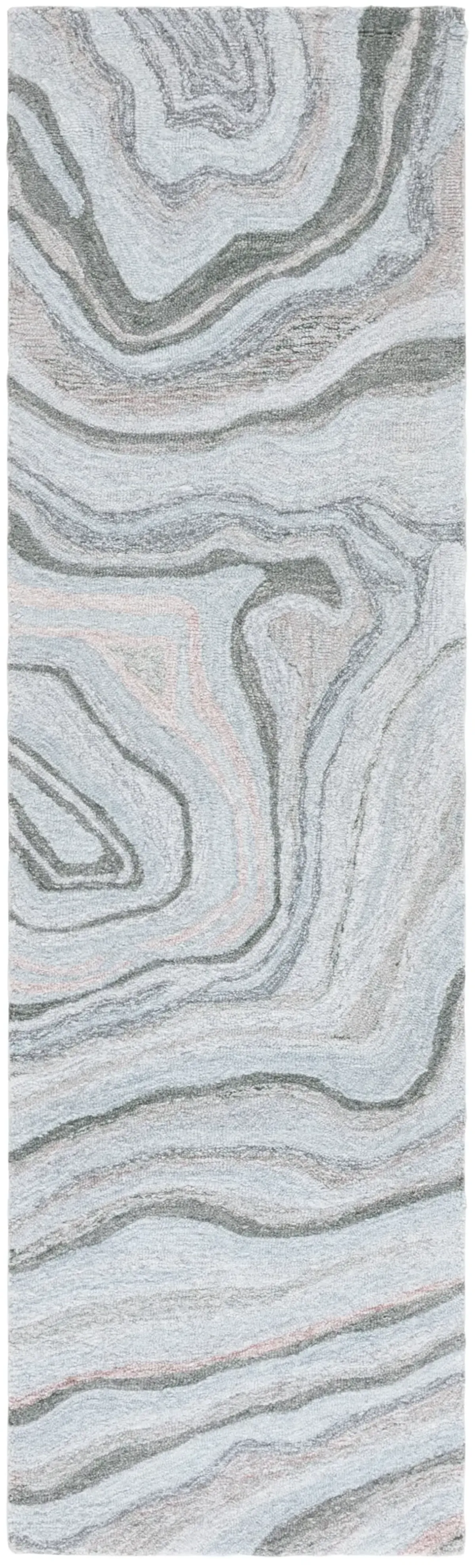 RENEWAL 501 GREY 2'-3' x 8' Runner Rug