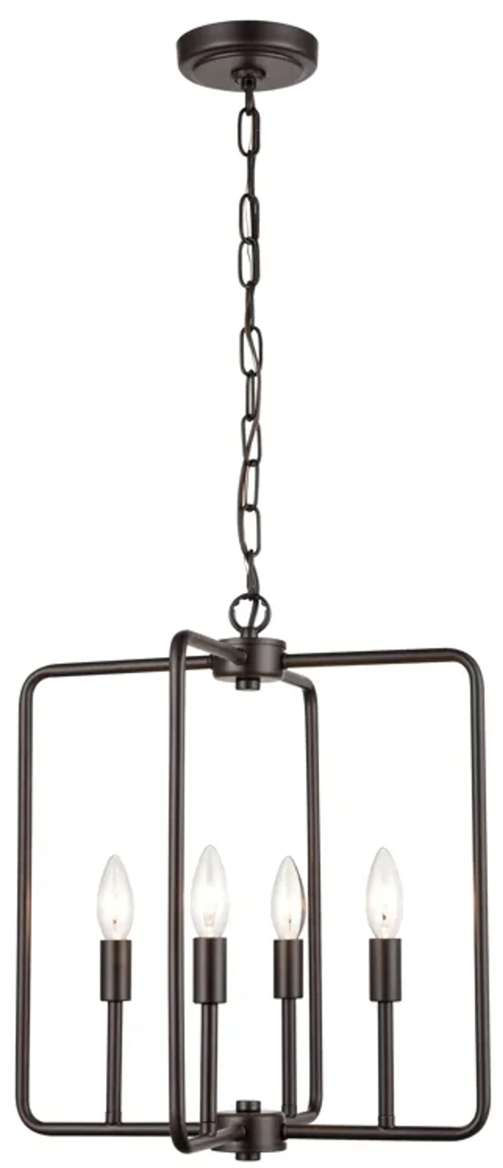 Park Slope 15.75" Wide 4-Light Pendant - Oil Rubbed Bronze