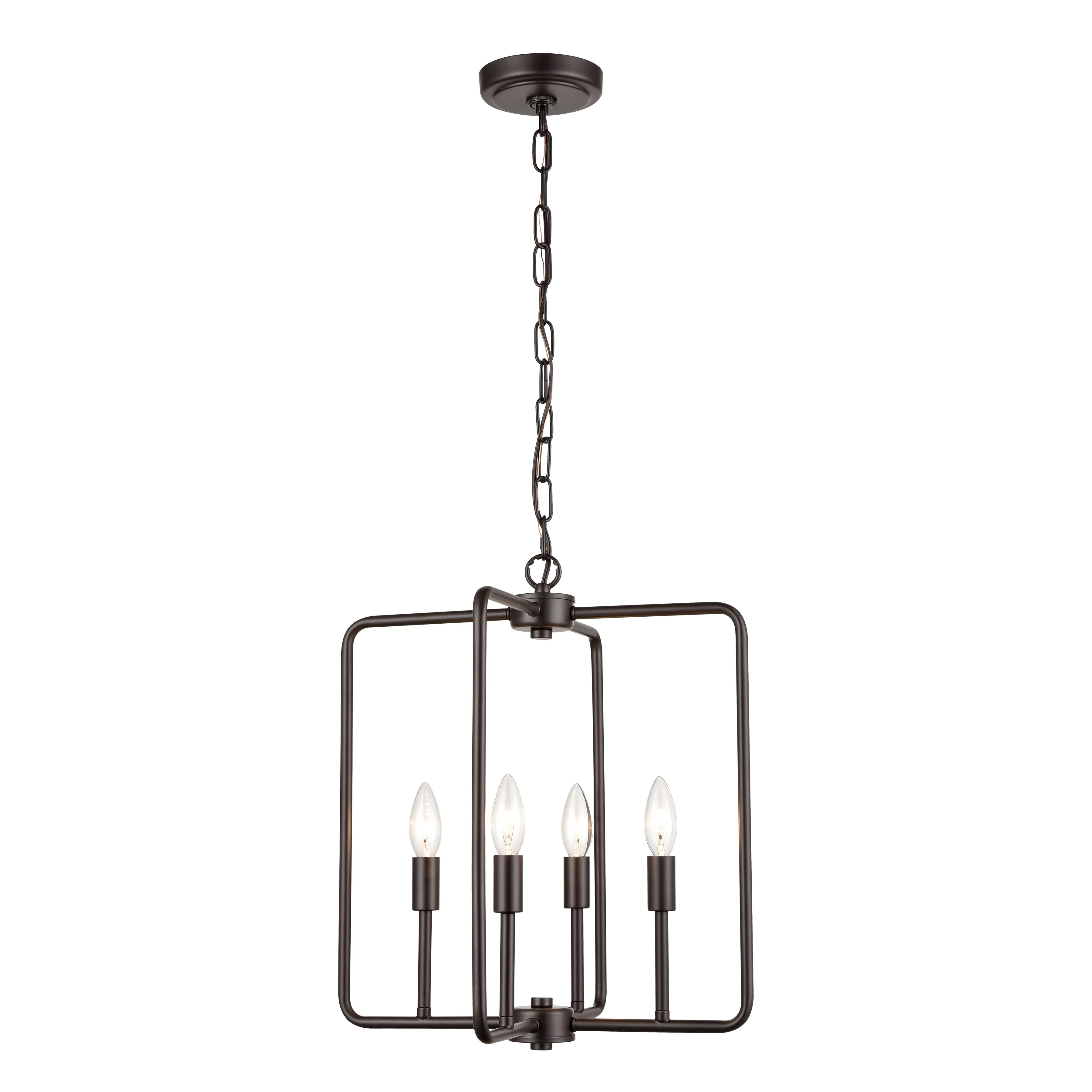 Park Slope 15.75" Wide 4-Light Pendant - Oil Rubbed Bronze