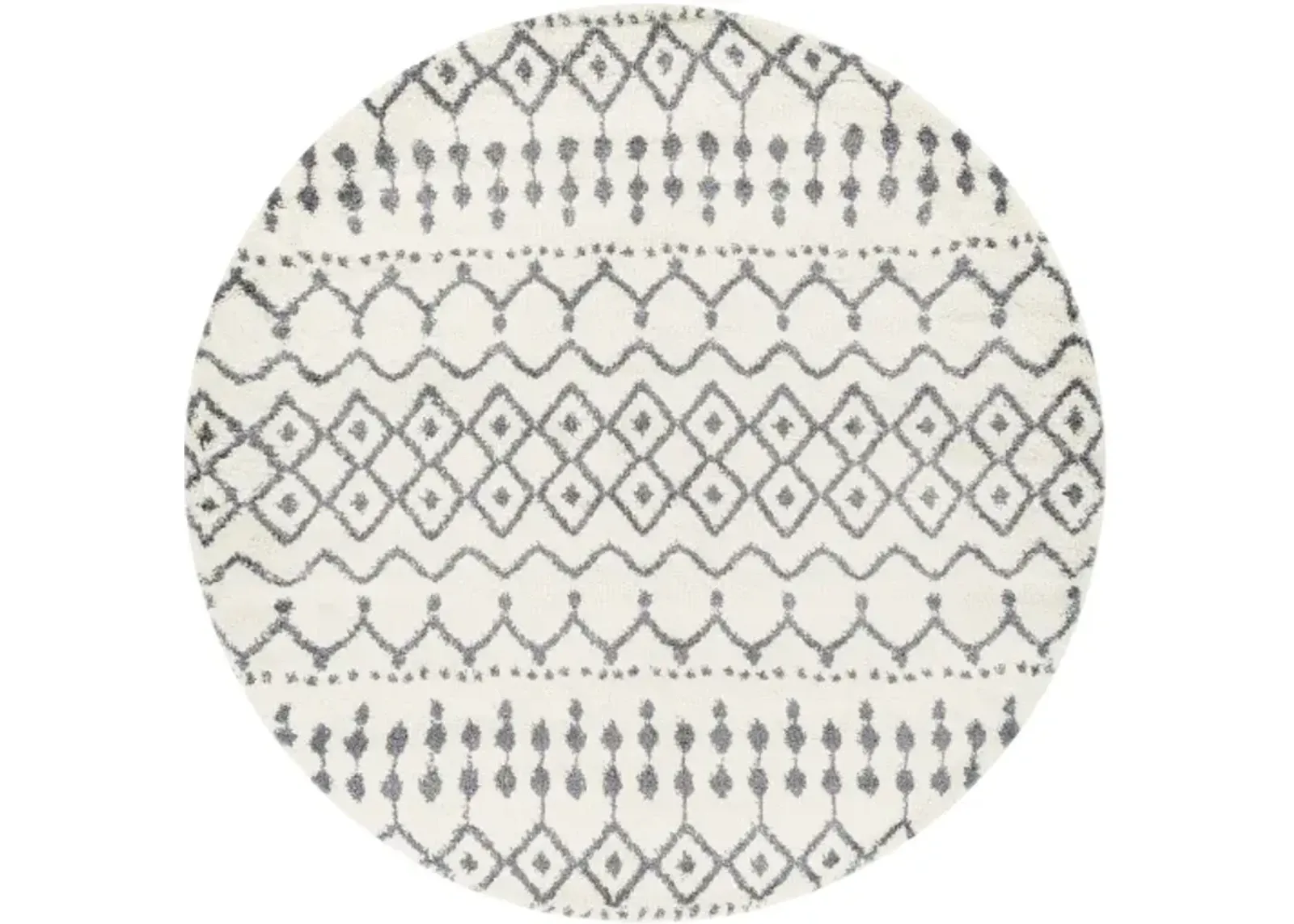 Maroc Shag 6'7" Round Rug