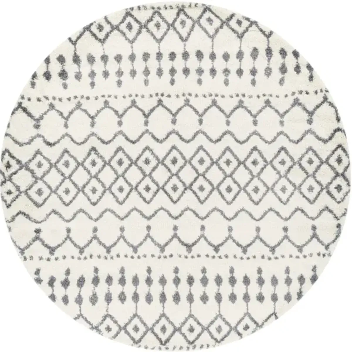 Maroc Shag 6'7" Round Rug