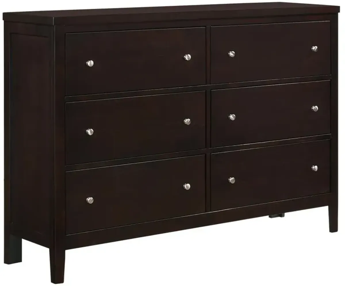 Carlton 6-Drawer Rectangular Dresser 