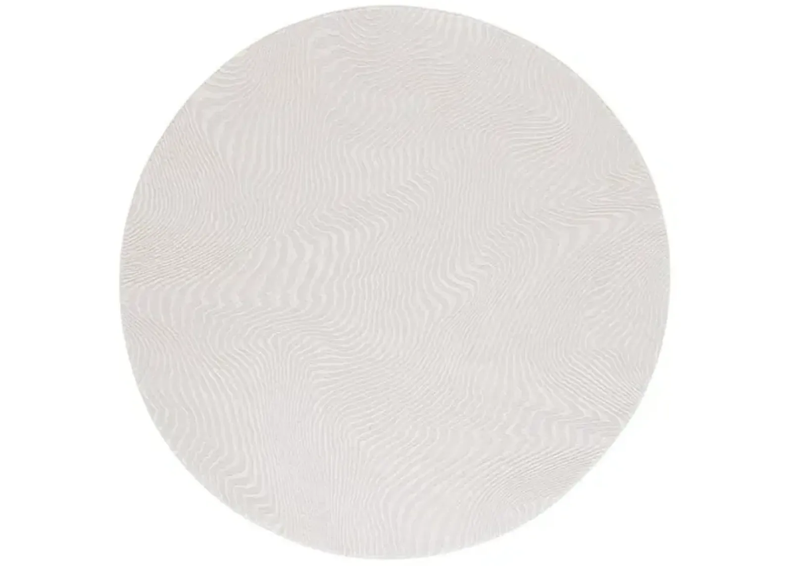 REVIVE 110 Beige  6'-7' X 6'-7' Round Round Rug