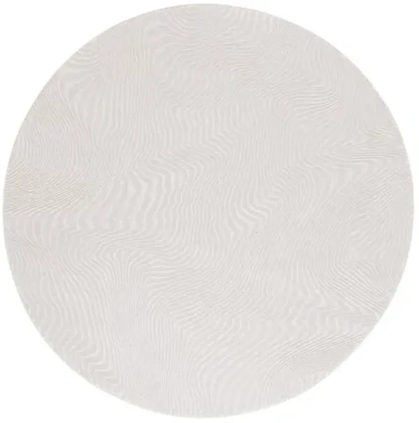 REVIVE 110 Beige  6'-7' X 6'-7' Round Round Rug