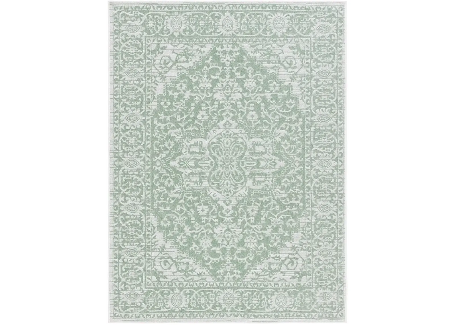 BERMUDA  813 Green 5'-3' X 7'-6' Medium Rectangle Rug