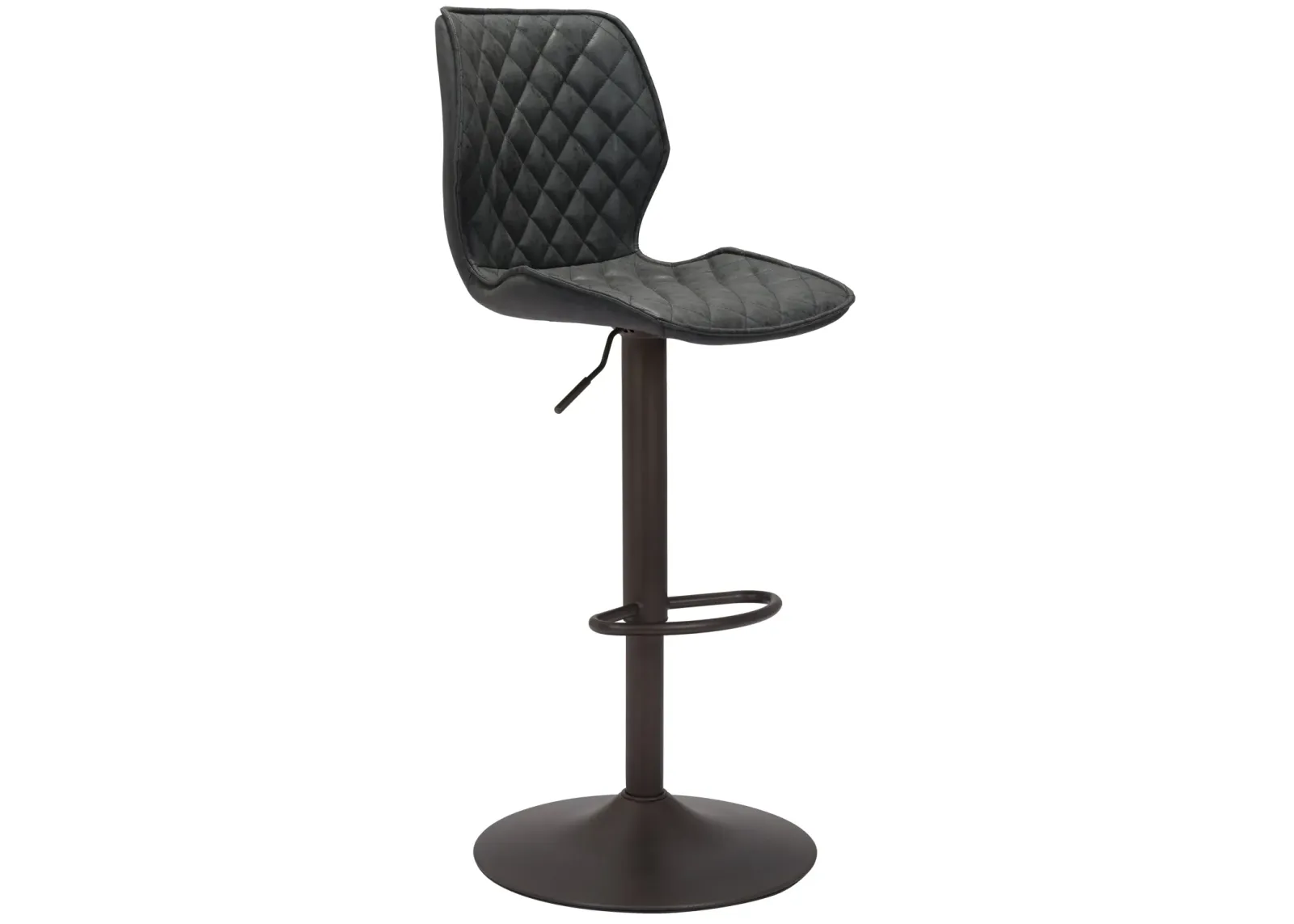 Seth Barstool Vintage Black & Dark Bronze