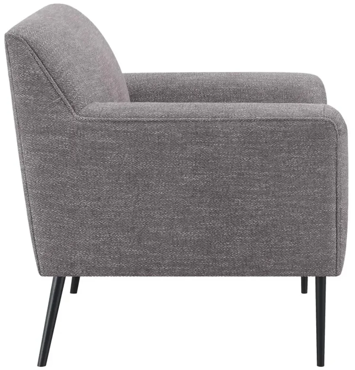 Darlene Upholstered Tight Back Accent Chair Charcoal