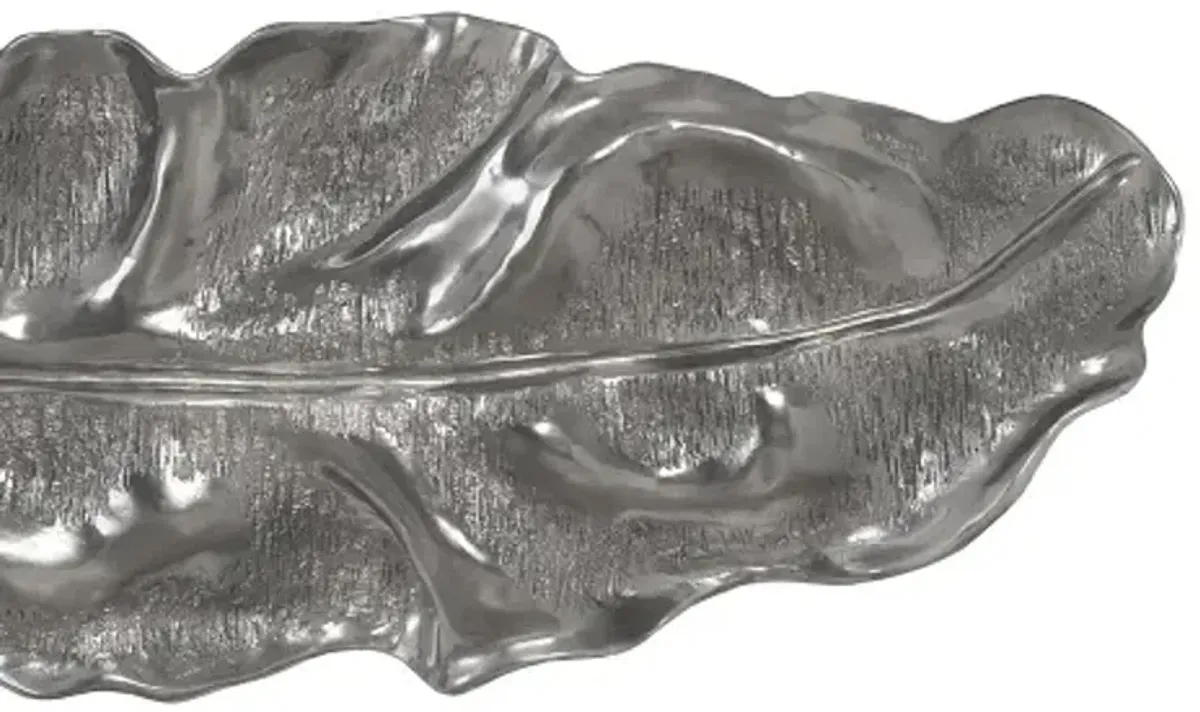 petiole wall leaf, liquid silver, colossal, version a