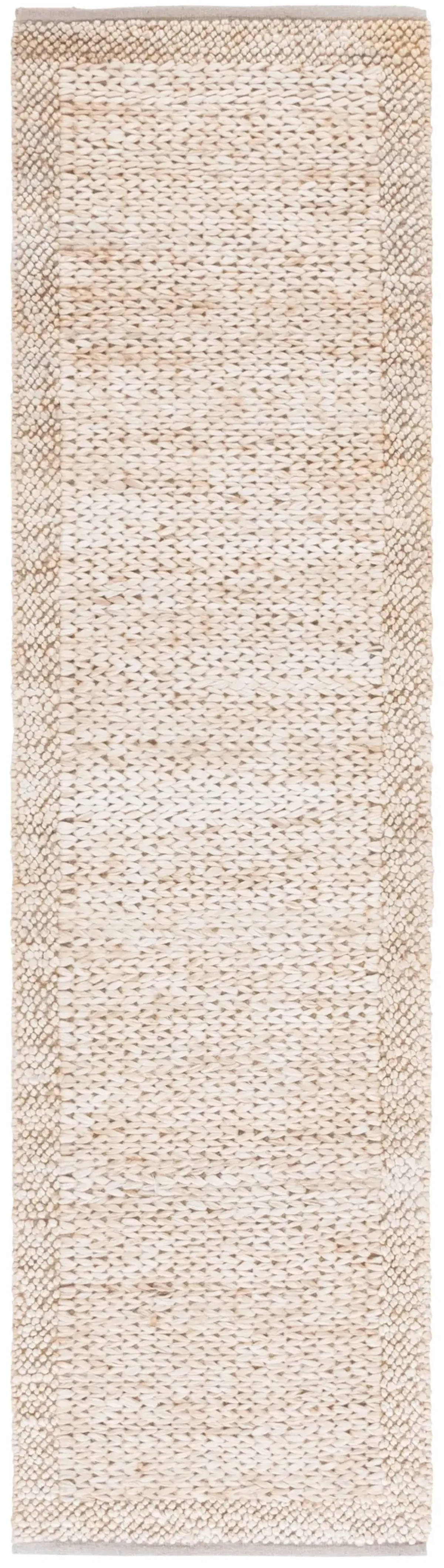 NATURAL FIBER Hand Woven 2'-3' x 8' runner