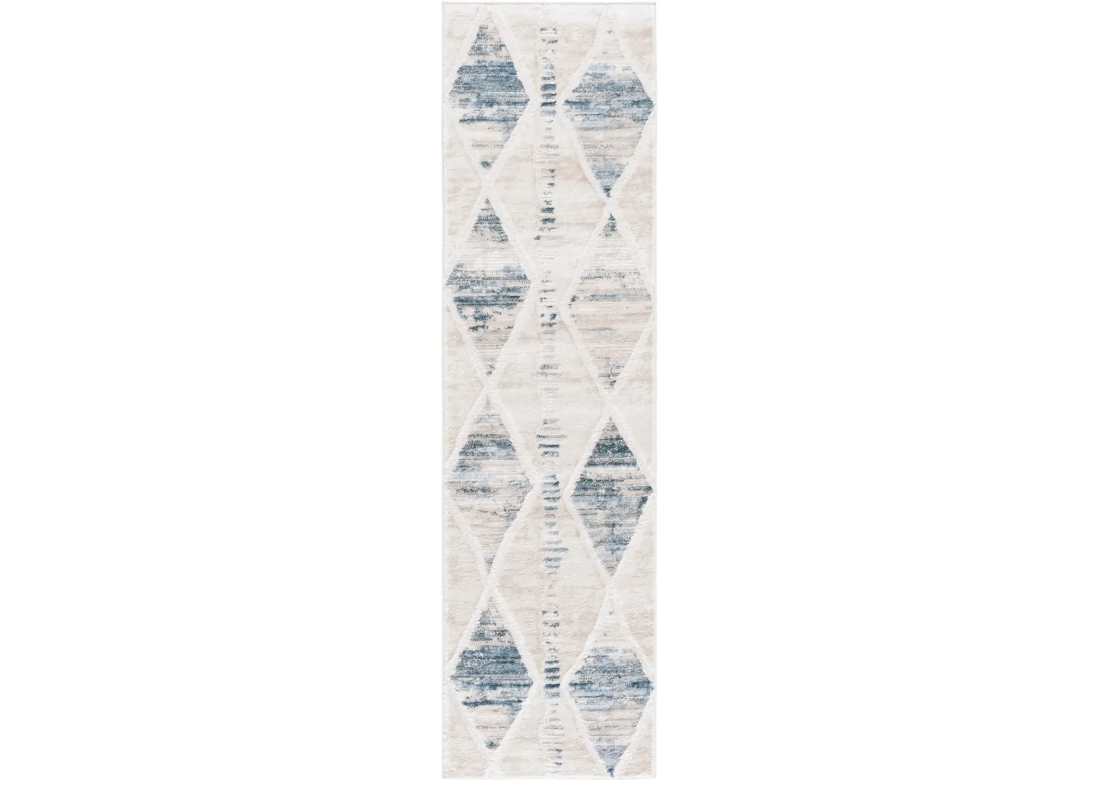 KINGSTON 106 BEIGE  2'-2' x 8' Runner Rug