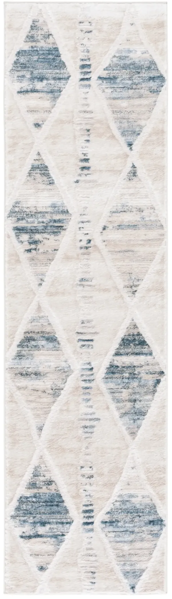 KINGSTON 106 BEIGE  2'-2' x 8' Runner Rug