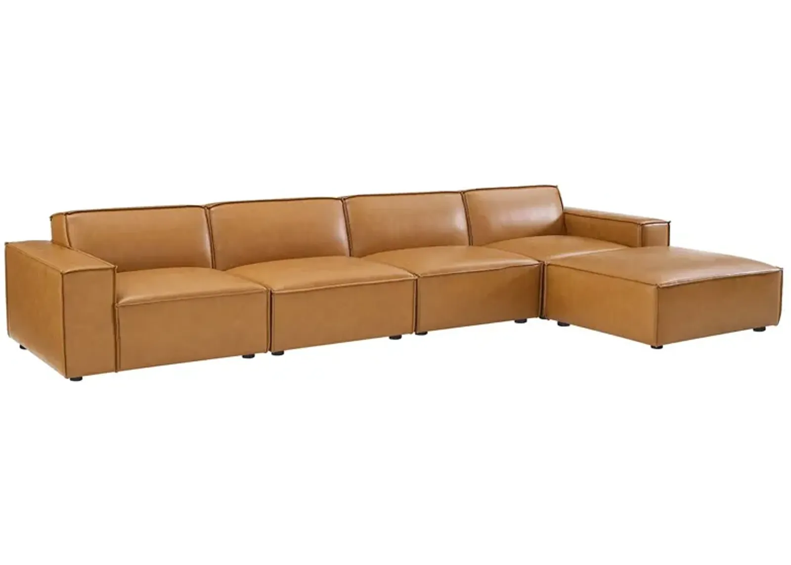 Restore 5-Piece Vegan Leather Sectional Sofa