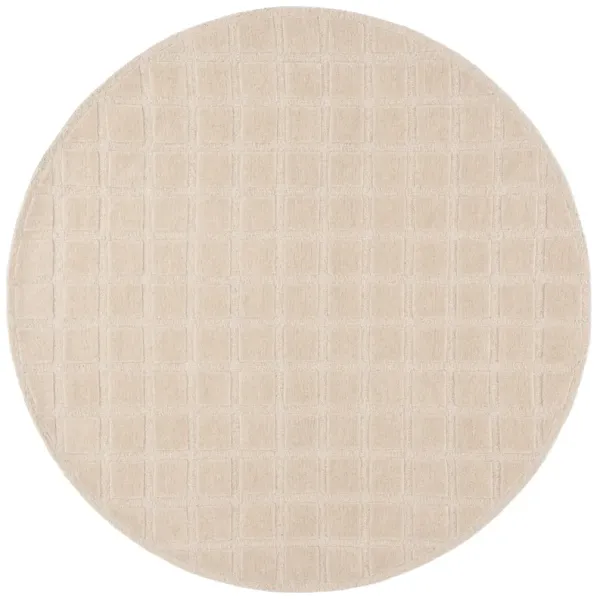 GENRE Hand Tufted 6' x 6' Round area rug