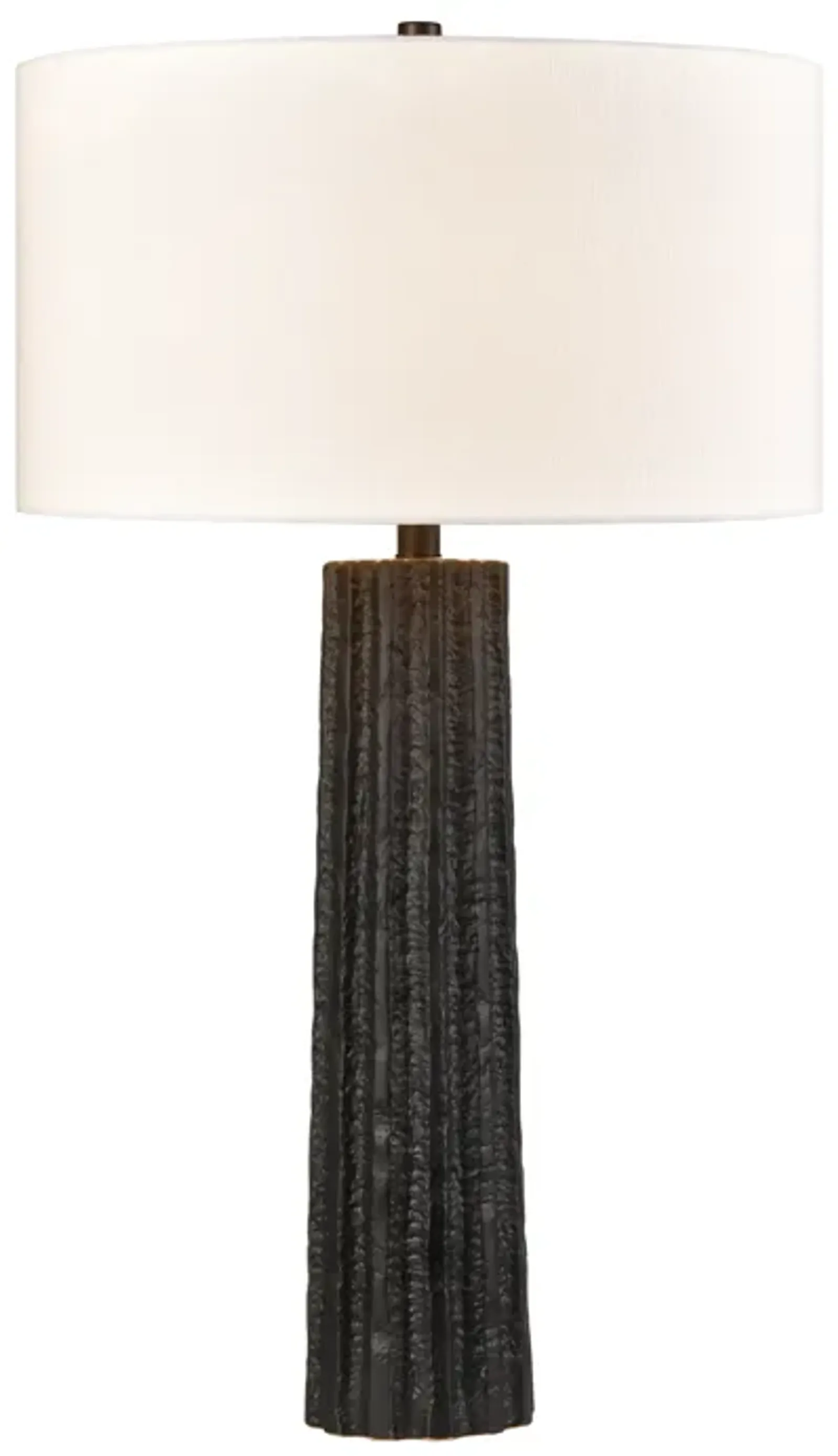 Albert 31'' High 1-Light Table Lamp - Black Glaze