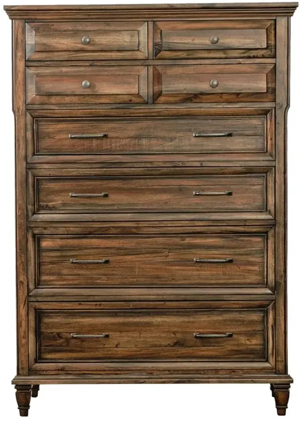 Avenue 8-drawer Chest Weathered Burnished Brown