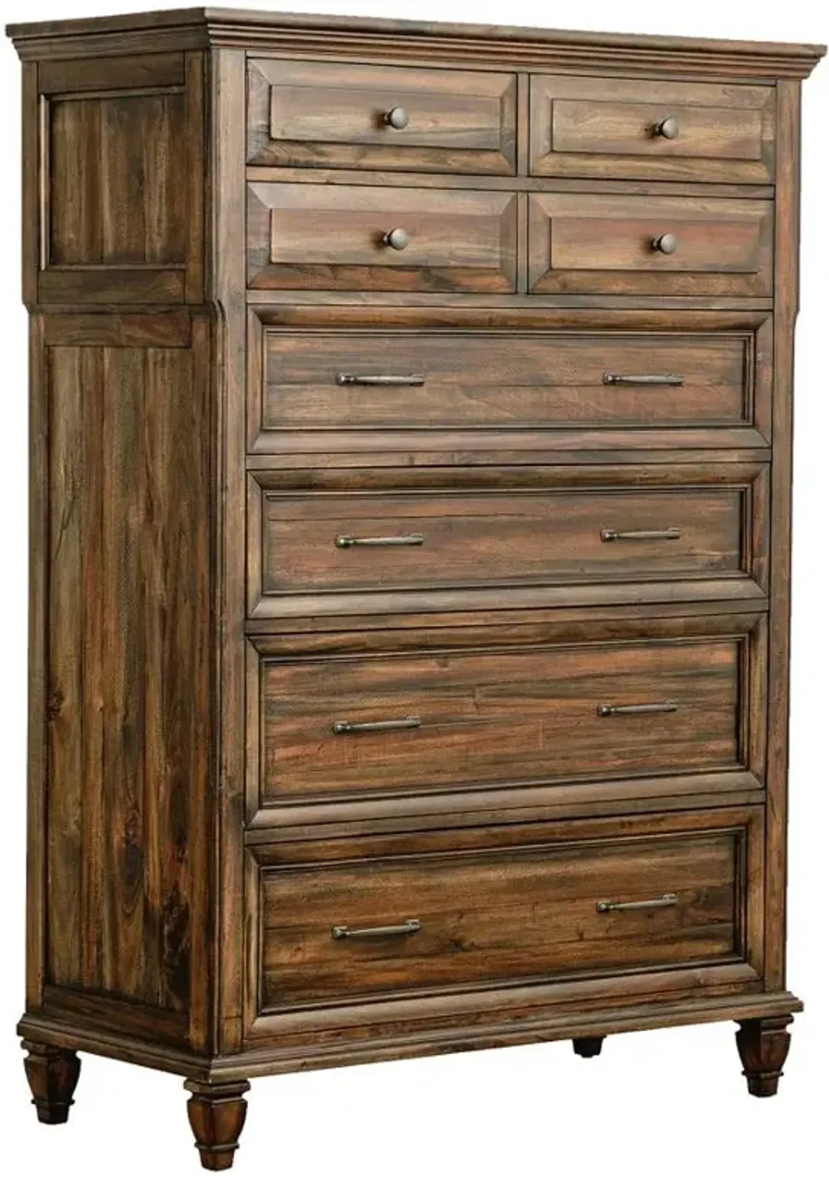 Avenue 8-drawer Chest Weathered Burnished Brown