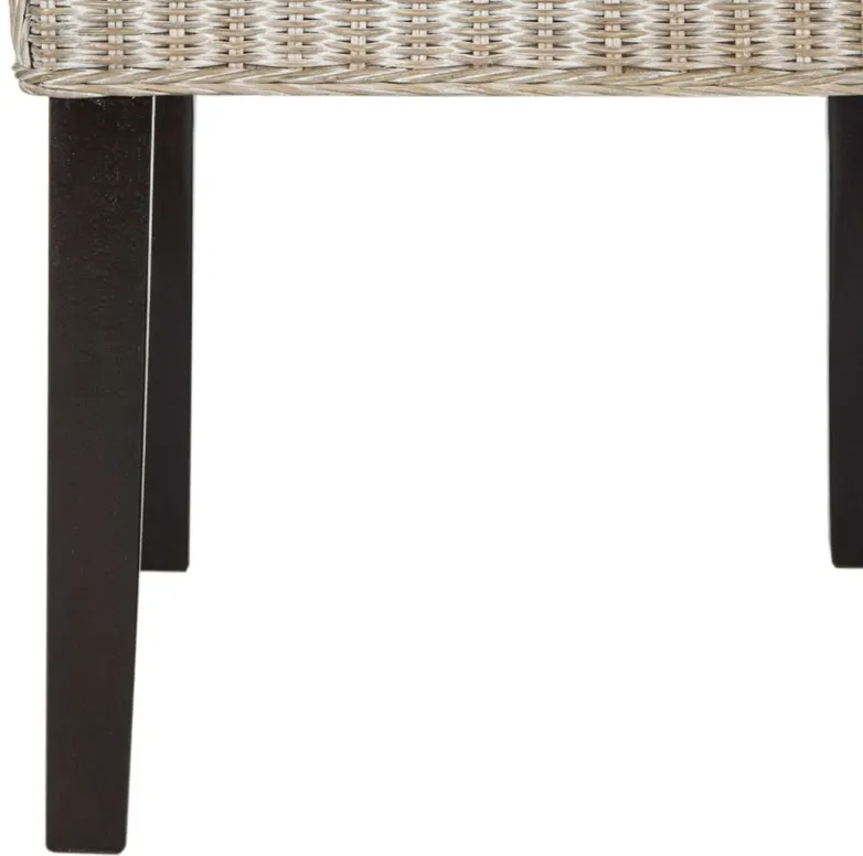 ODETTE 19''H WICKER DINING CHAIR - Set of 2