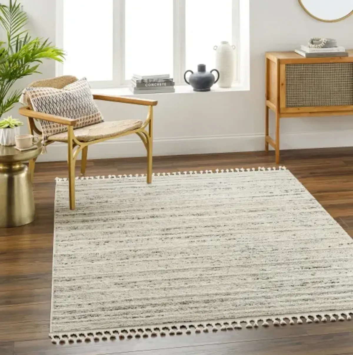 Rudy RDY-2300 6'7" x 9' Machine Woven Rug