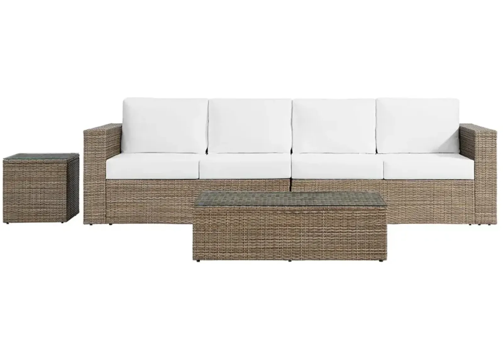 Convene Outdoor Patio Outdoor Patio 4-Piece Furniture Set