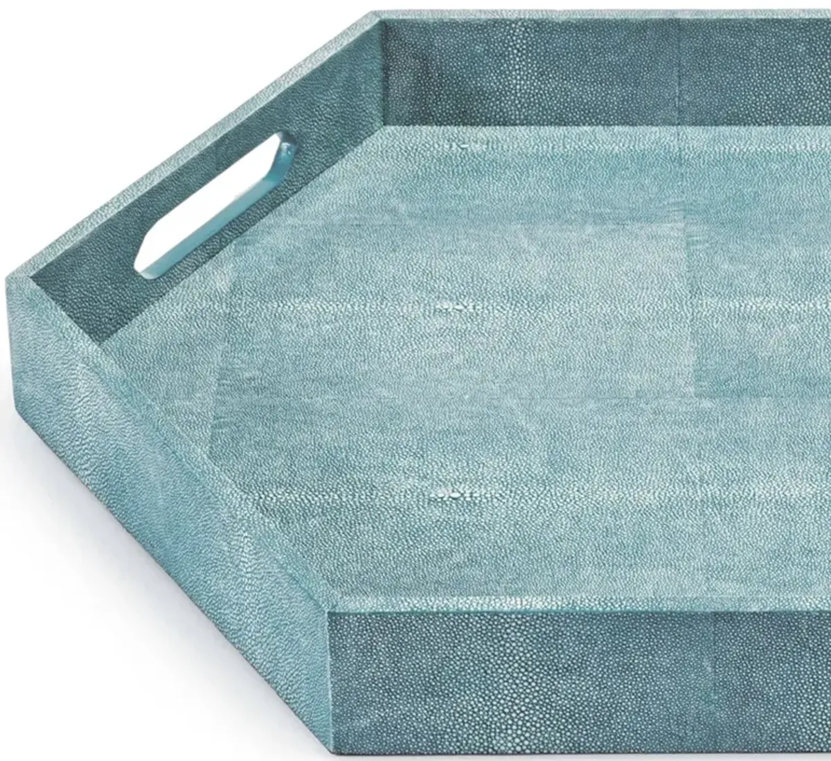 Shagreen Hex Tray 