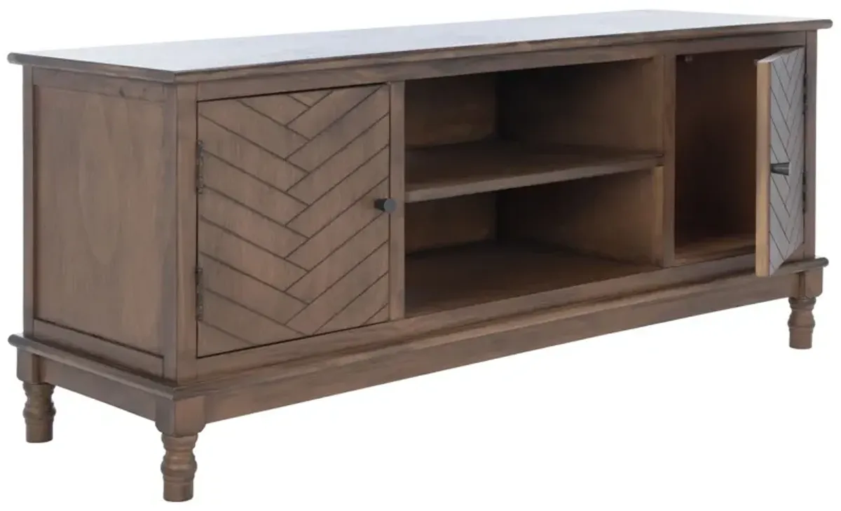 MAGNOLIA 2 DOOR 2 SHELF MEDIA STAND