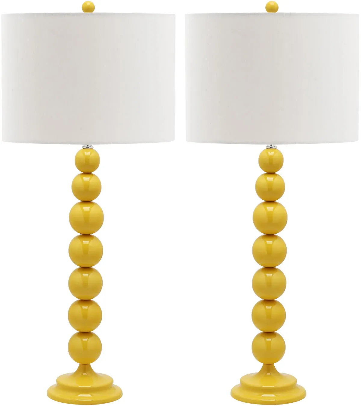 Jenna Stacked Ball Lamps - Set of 2