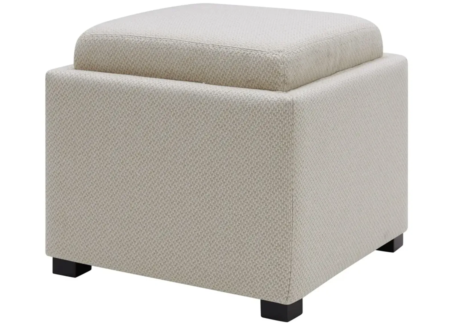 Cameron Square Storage Tray Ottoman