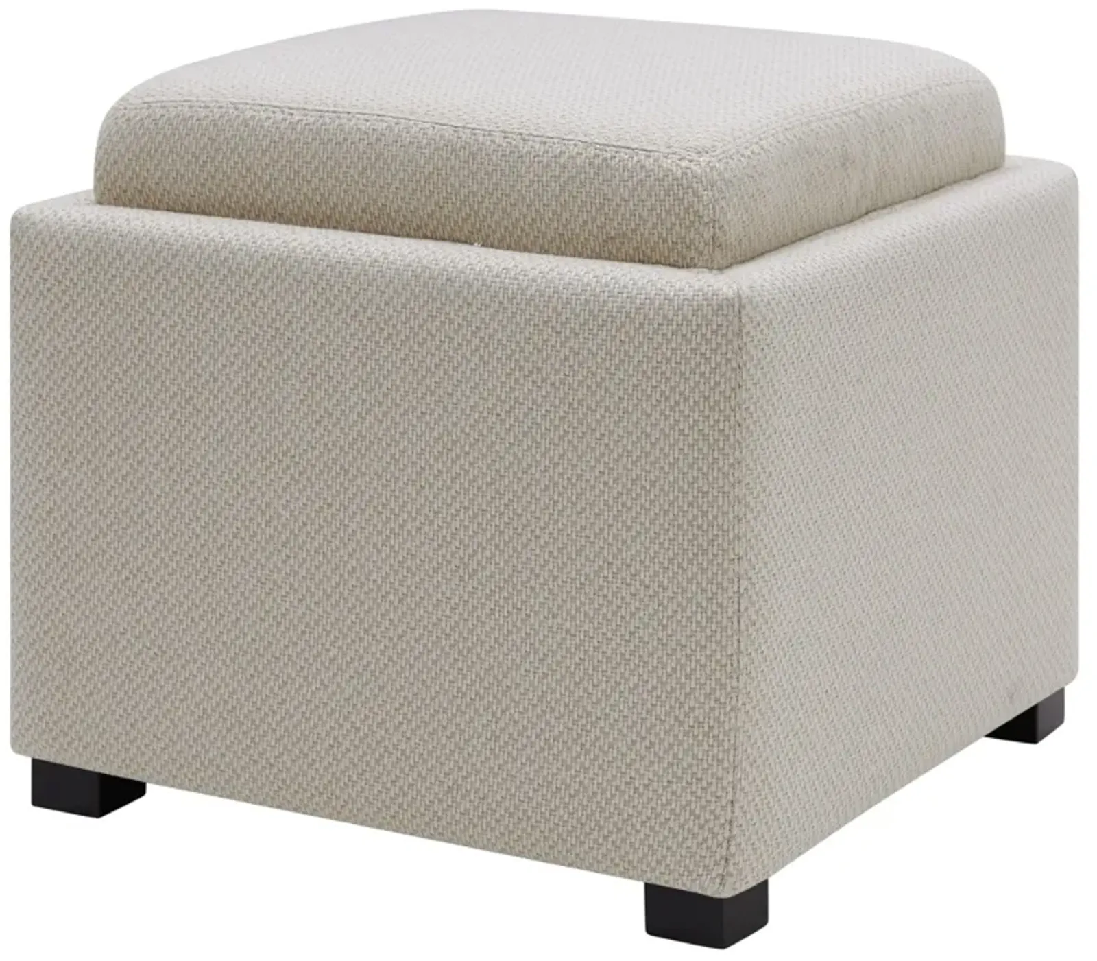 Cameron Square Storage Tray Ottoman