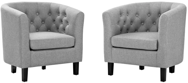 Prospect 2 Piece Upholstered Fabric Armchair Set