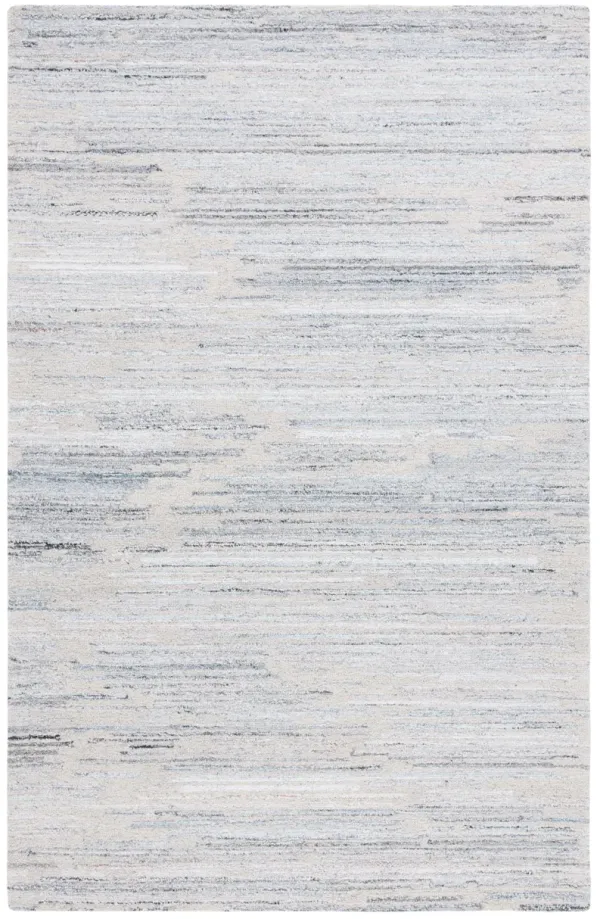 ABSTRACT Hand Tufted 3' x 5' area rug