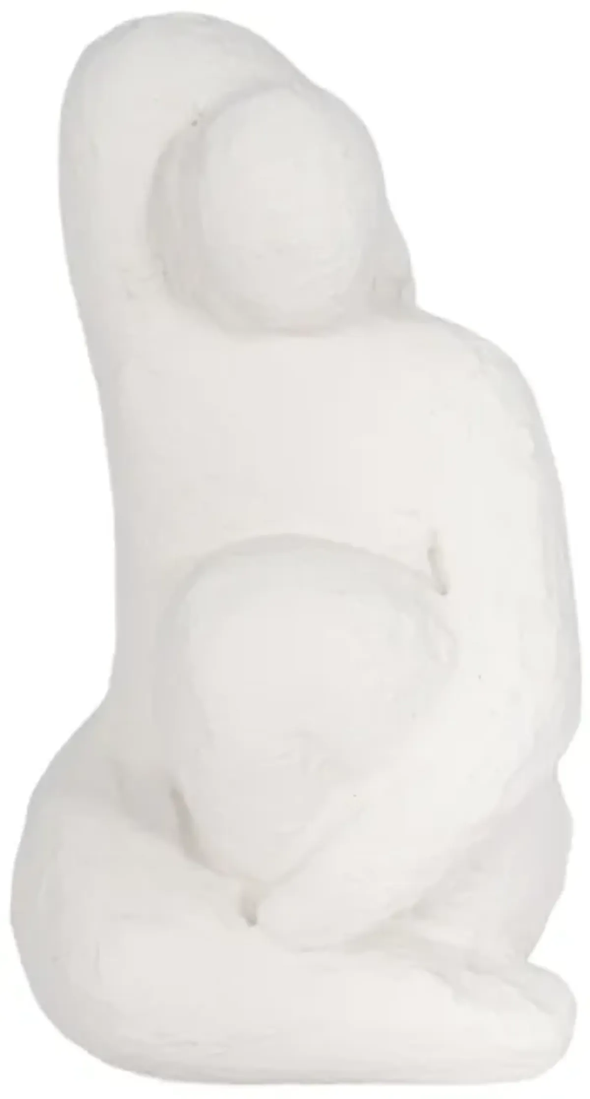 8" Raised Arm Posing Figure, White