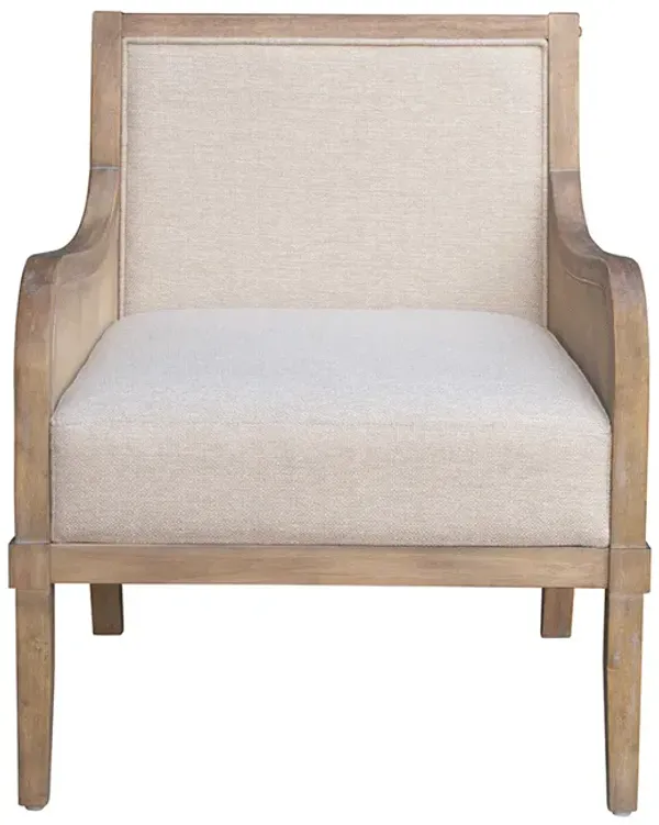Morgan Cane Accent Chair with Removable Back Cushion